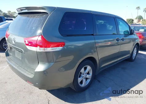 2011 Toyota Sienna из США, поврежденный, VIN 5TDKA3DC3BS005088
